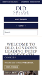 Mobile Screenshot of dldcollege.co.uk